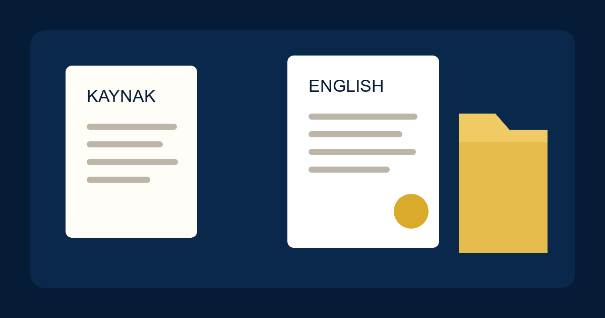 USCIS tercüme dosyası çizimi